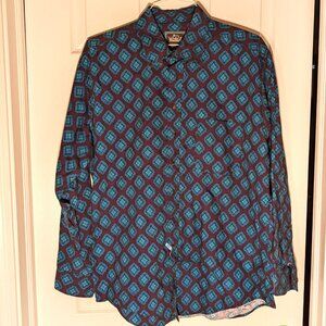 Men's Woolrich Button-Down Shirt w/ Button-Down Collar Size Large